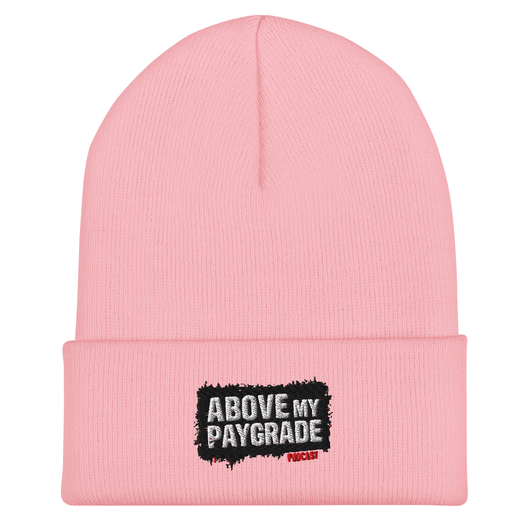 Above My Paygrade Podcast - Cuffed Beanie - Image 5