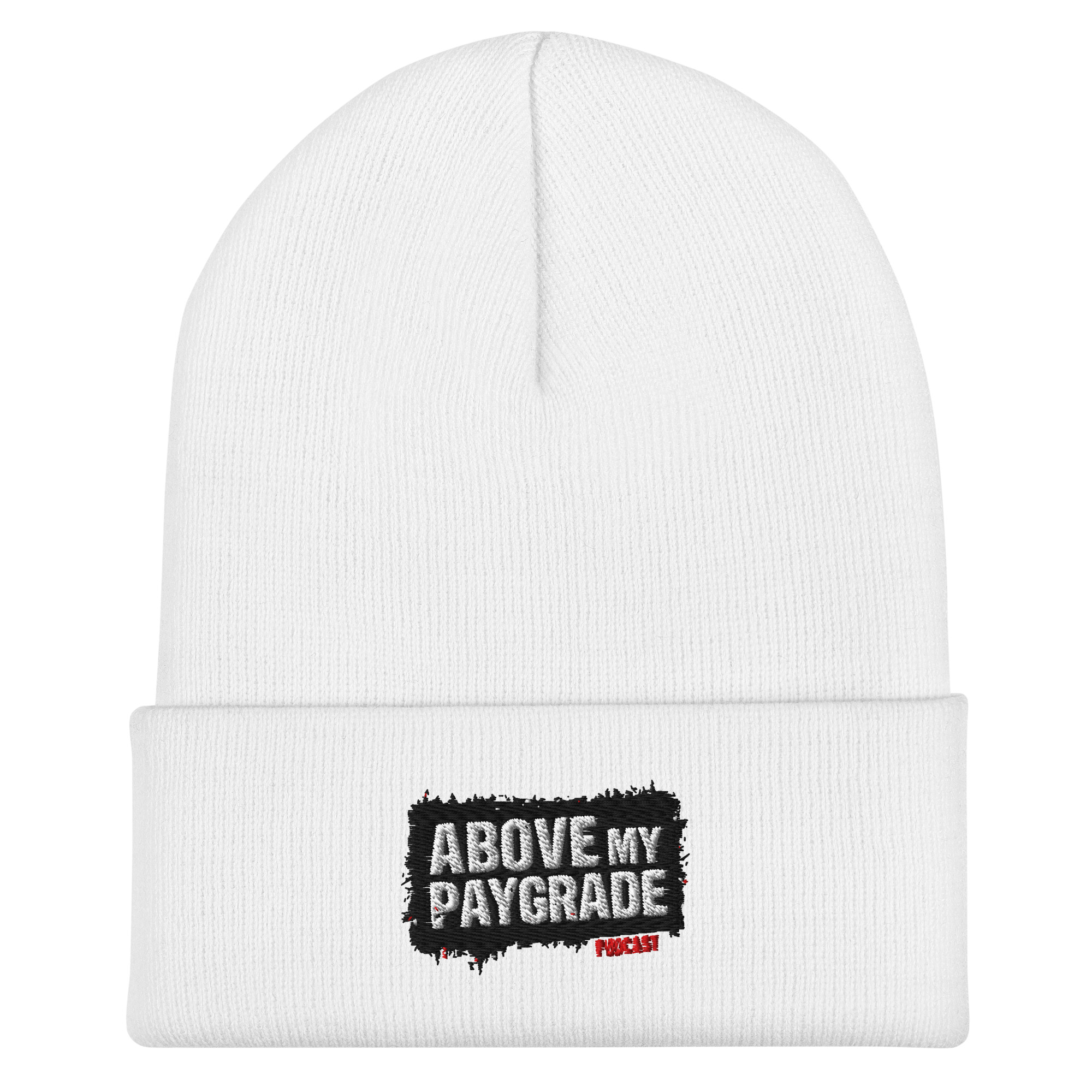 Above My Paygrade Podcast - Cuffed Beanie - Image 6