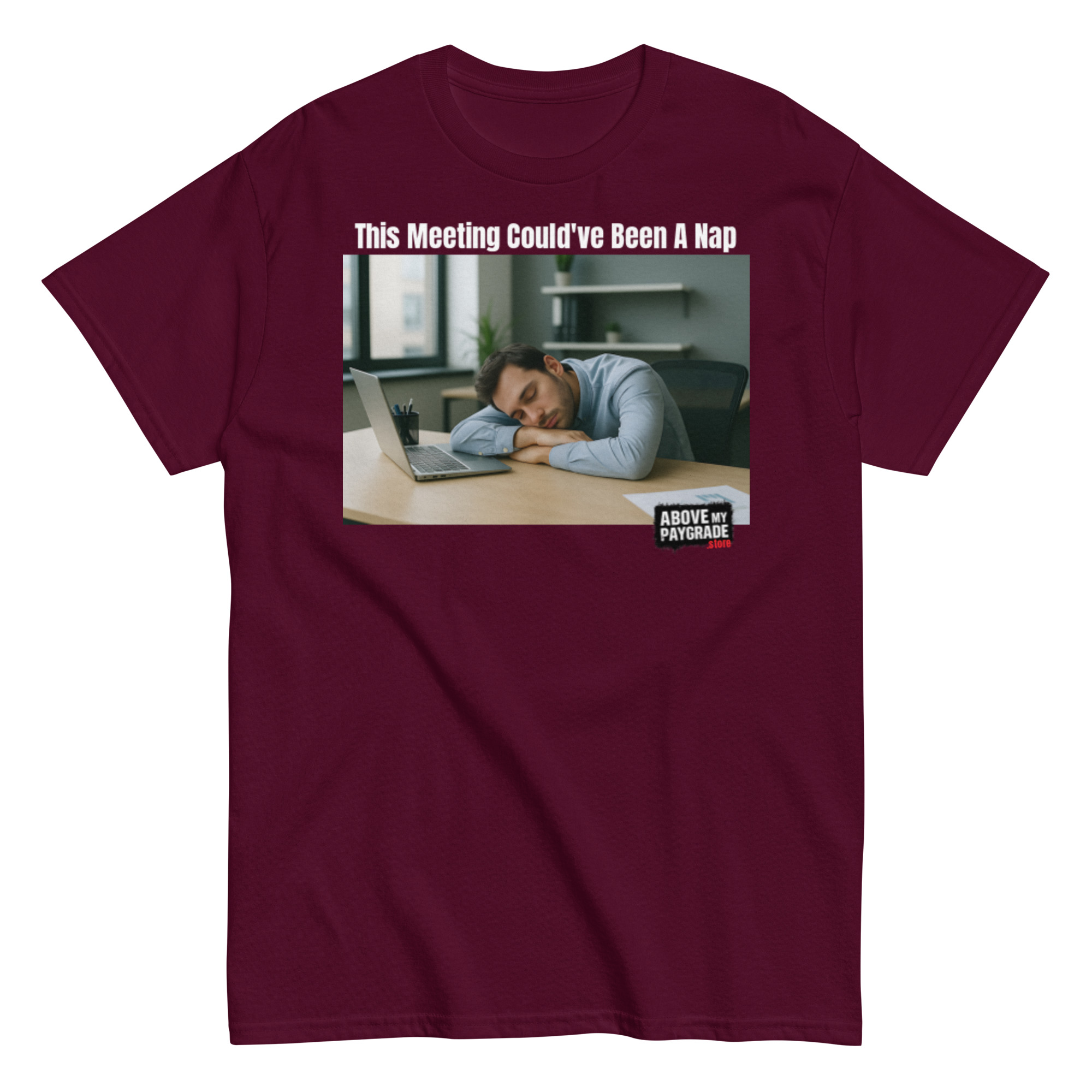 This Meeting Could’ve Been a Nap T-Shirt Bk Text - Image 46