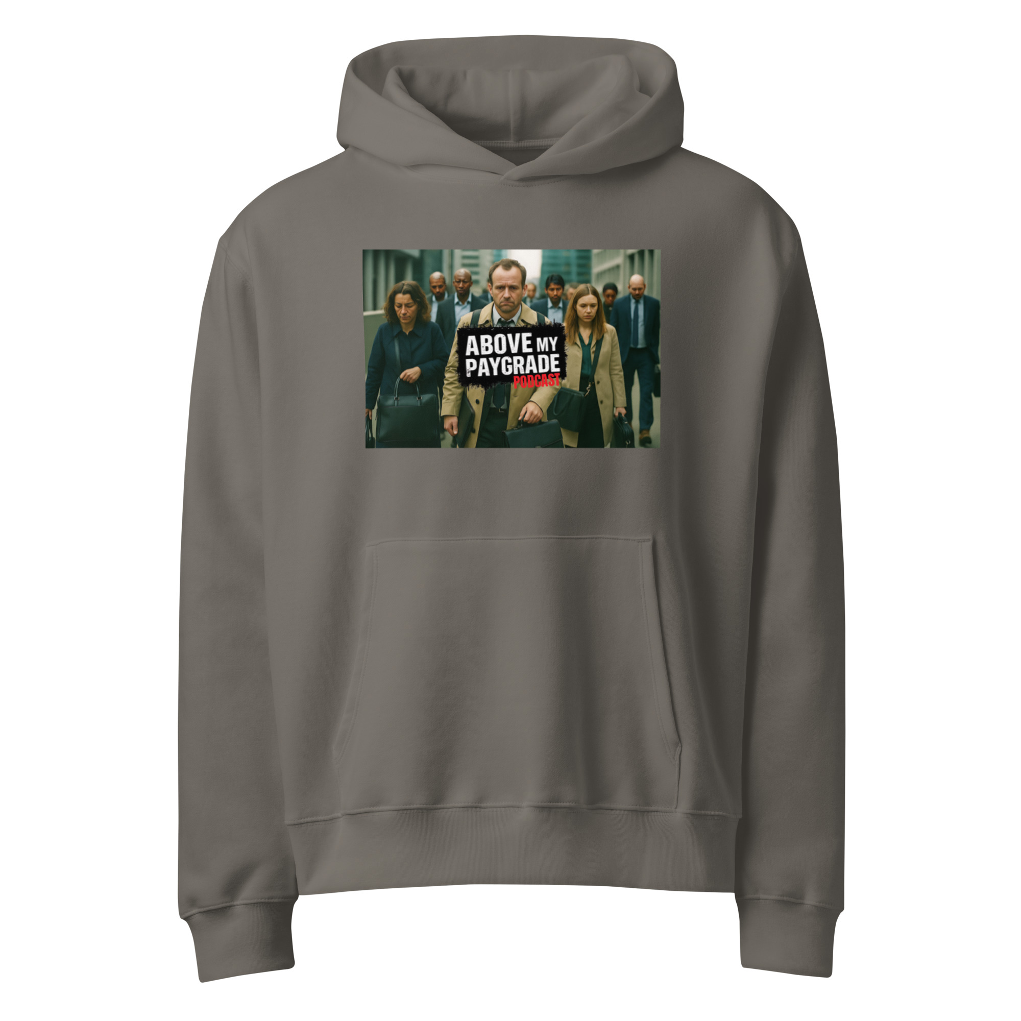 Above My Paygrade Podcast - Oversized heavyweight hoodie - Image 4