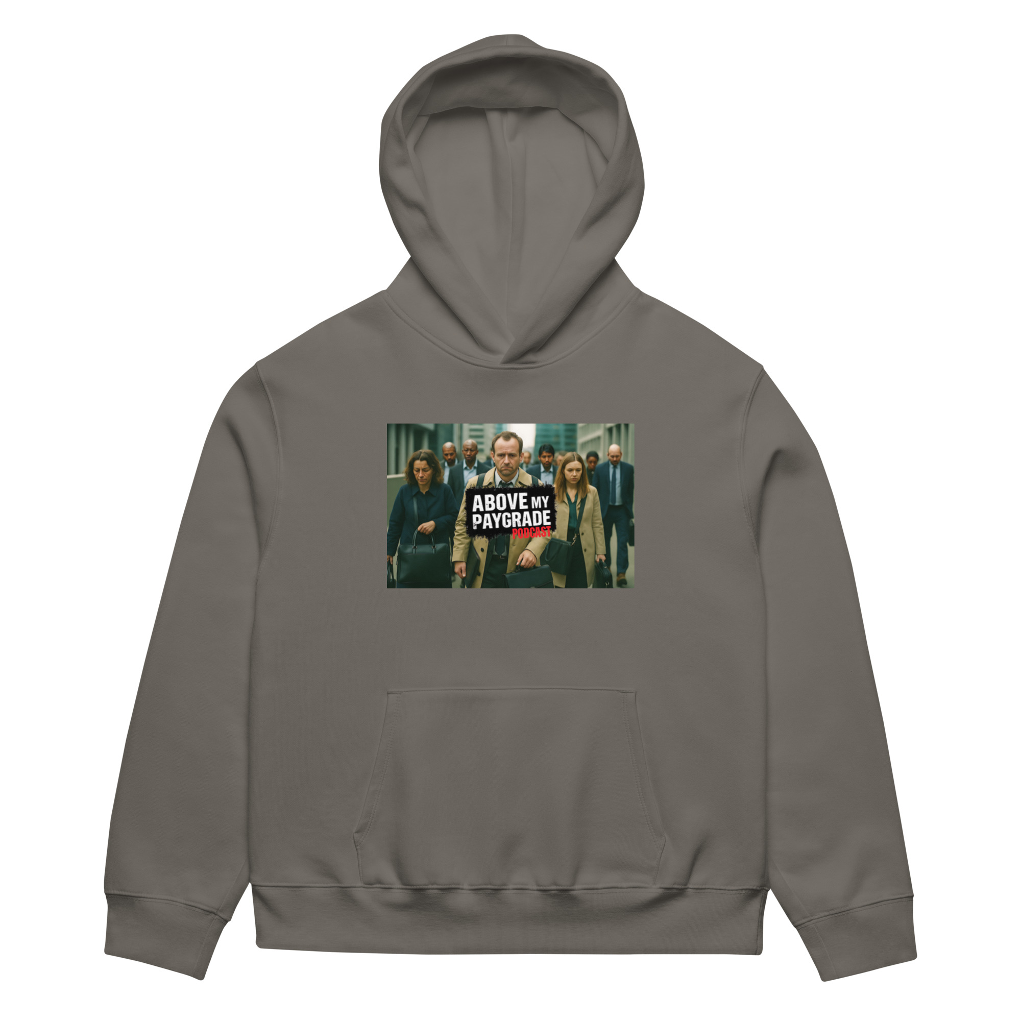Above My Paygrade Podcast - Oversized heavyweight hoodie - Image 29