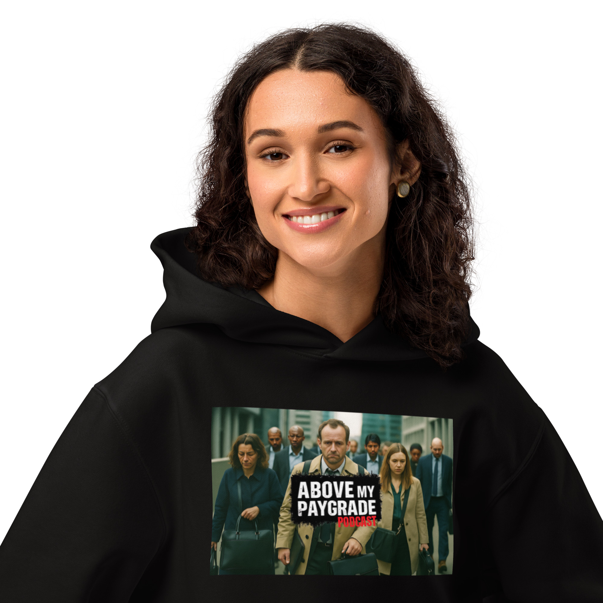 Above My Paygrade Podcast - Oversized heavyweight hoodie - Image 26